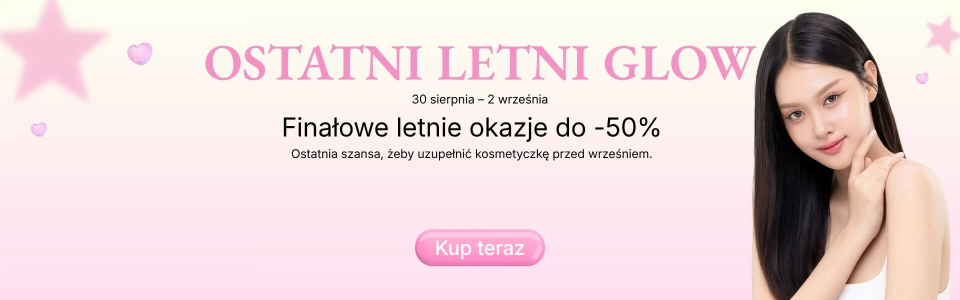 Ostatni letni glow — finałowe letnie okazje do -50%