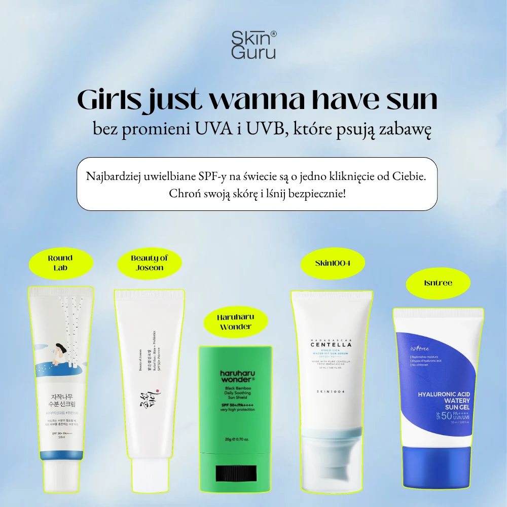 Koreańskie kremy SPF z ochroną UVA i UVB