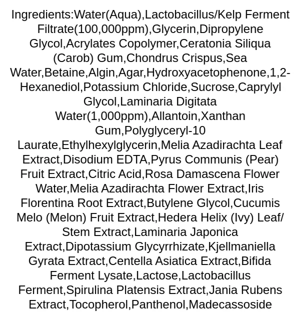 biodance-refreshing-sea-kelp-real-deep-mask-ingredients