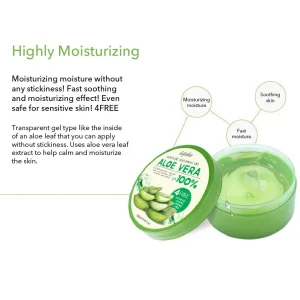 esfolio-moisture-soothing-gel-aloe-vera-100percent-300ml-pic-2