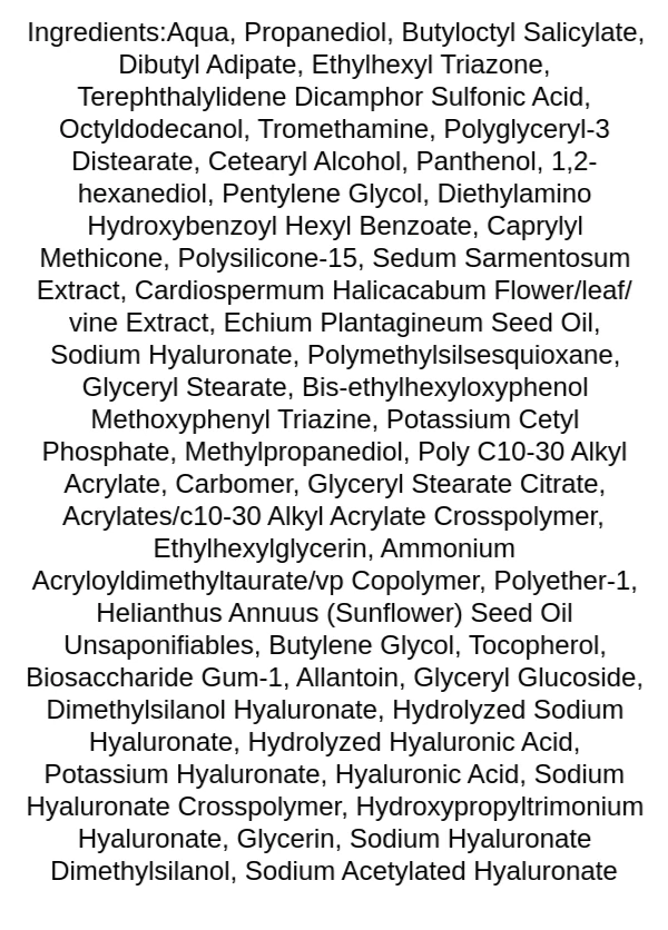 abib-sedum-hyaluron-sunscreen-protection-tube-ingredients