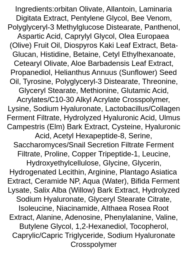 benton-snail-bee-ultimate-eye-cream-ingredients