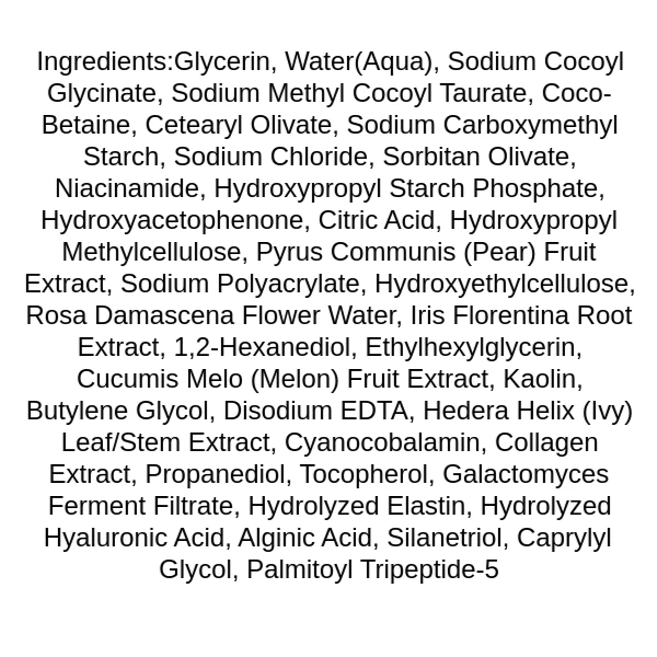 biodance-collagen-mask-to-foam-cleanser-ingredients