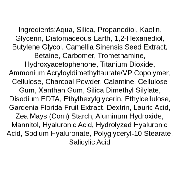 cosrx-poreless-clarifying-charcoal-mask-pink-ingredients