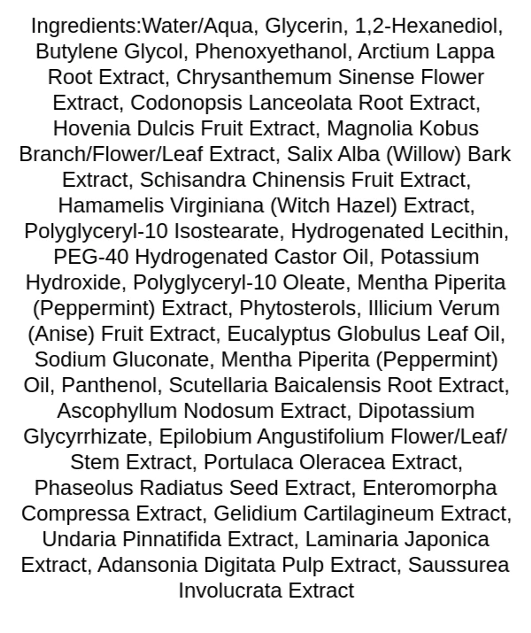 dr-althea-premium-quick-step-sebum-cleanser-ingredients