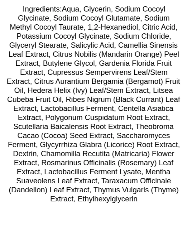 heimish-matcha-biome-amino-acne-cleansing-foam-ingredients