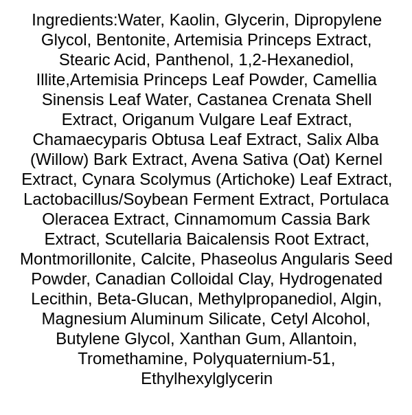 isntree-mugwort-calming-clay-mask-ingredients