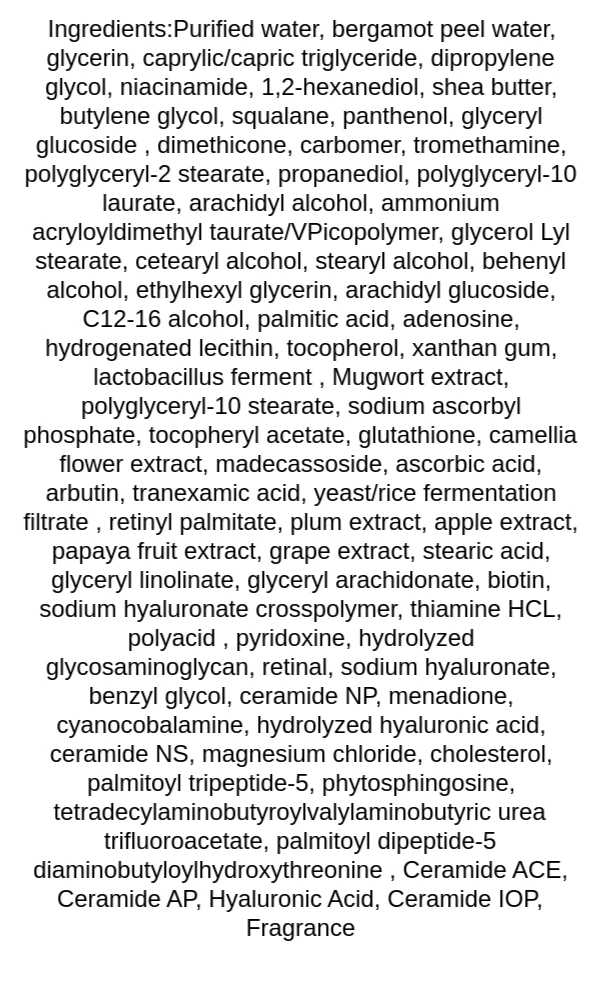 medipeel-melanon-x-drop-gel-cream-ingredients