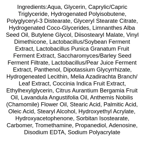 mixsoon-bean-cream-ingredients