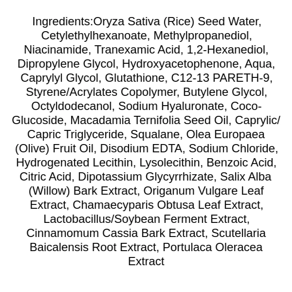 nine-less-mela-pro-rice-txa-toner-ingredients