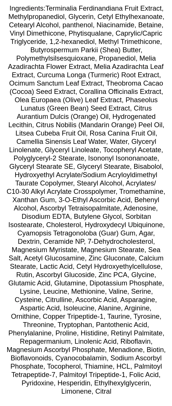 numbuzin-no5-daily-multi-vitamin-cream-ingredients