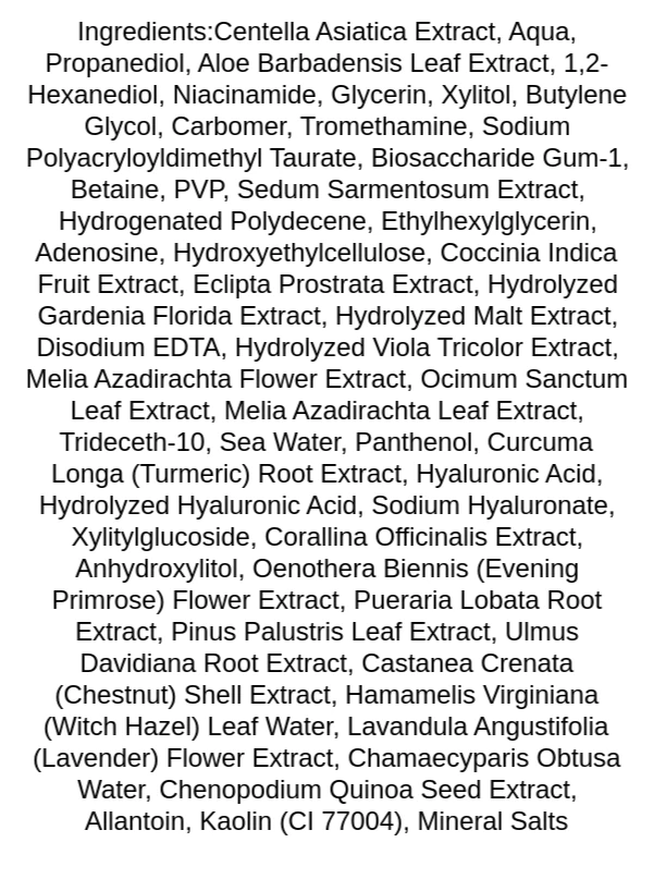 skin1004-madagascar-centella-poremizing-light-gel-cream-ingredients