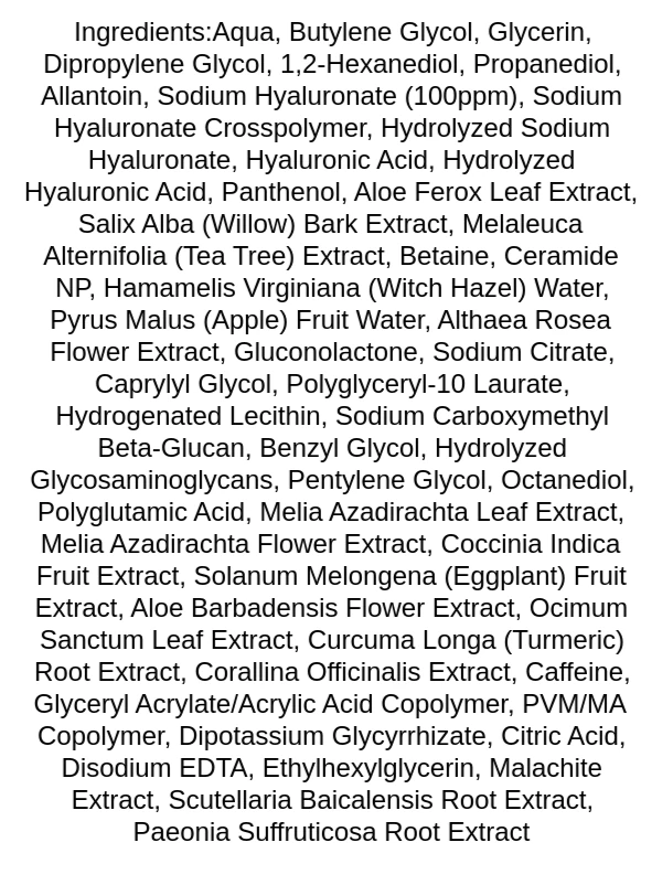 torriden-dive-in-low-molecule-hyaluronic-acid-multi-pad-ingredients