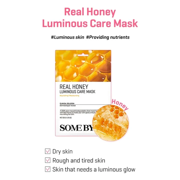 some-by-mi-real-honey-luminous-care-mask-20g-pic-1