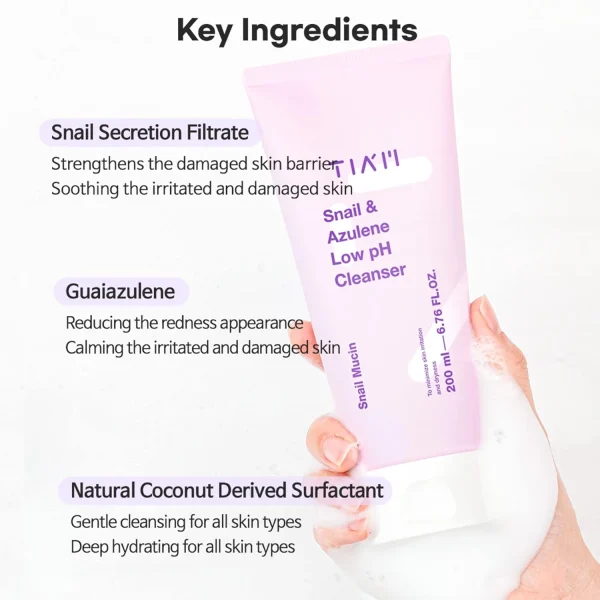 tiam-snail-and-azulene-low-ph-cleanser-200ml-pic-3