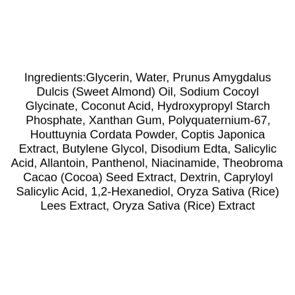 arencia-rice-lha-pore-control-rice-cake-cleanser-ingredients