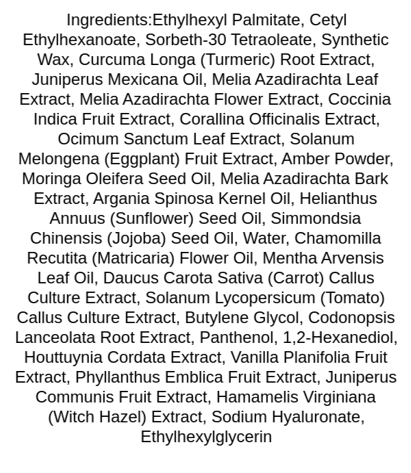 ongredients-perfect-melting-cleansing-balm-ingredients