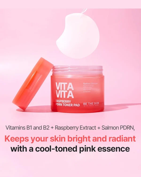 be-the-skin-vitavita-raspberry-pdrn-toner-pad-60pads-pic-2