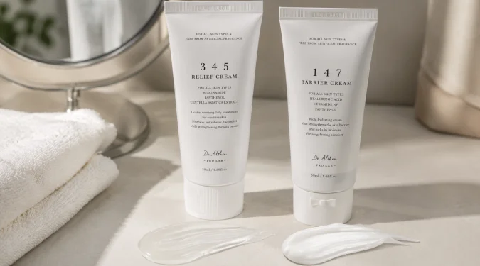 Dr. Althea 345 Relief Cream vs 147 Barrier Cream