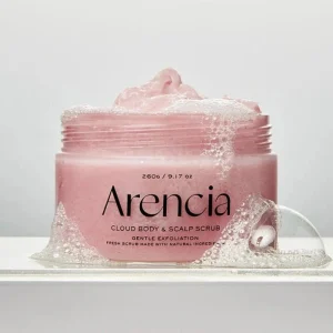 arencia-fresh-cloud-body-and-scalp-scrub-lavender-and-pear-260g-pic-1