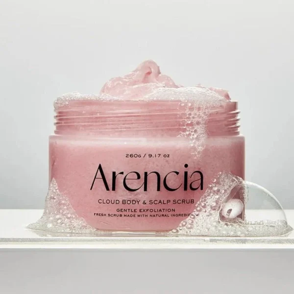 arencia-fresh-cloud-body-and-scalp-scrub-lavender-and-pear-260g-pic-1