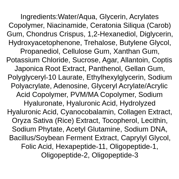 mixsoon-pdrn-collagen-hydrogel-mask-ingredients