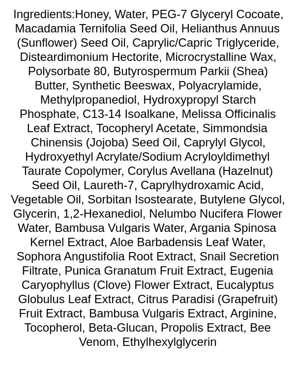 im-from-honey-mask-ingredients