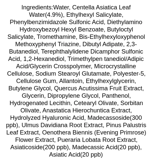 iunik-centella-calming-daily-sun-water-spf-50-pa-ingredients