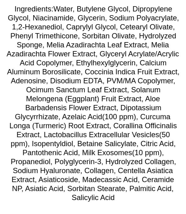 medicube-azelaic-acid-exosome-shot-7500-ingredients