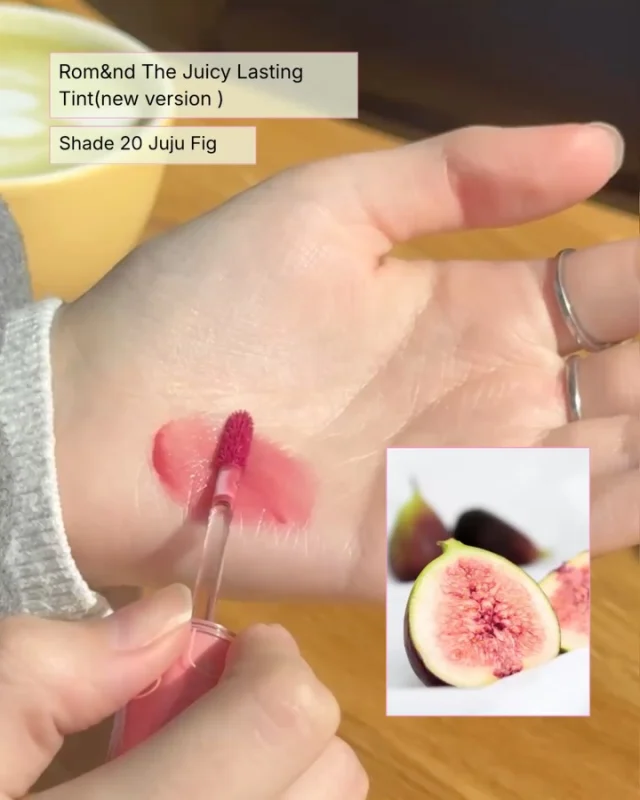 @romand_us The Juicy Lasting Tint ma nową formułę! 🌸Bardziej błyszcząca i lekka, o komfortowej, nieklejącej się konsystencji, która pozostawia naturalny i trwały kolor.🌟

#skinguru24 #koreanmakeup #koreanekincare #rom&nd #liptint