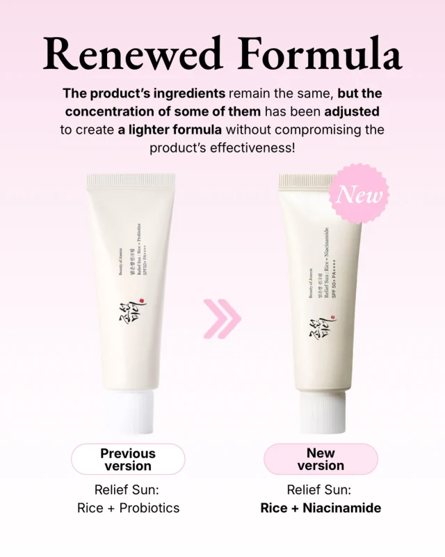 Relief Sun SPF od @beautyofjoseon_official ma teraz odnowioną formułę i zupełnie nowe opakowanie.☀️

Składniki pozostają te same, ale formuła została udoskonalona tak, aby zapewnić jeszcze lżejszą konsystencję bez poświęcania ochrony i wygody, którą pokochałyście.🤍

#skinguru24 #koreanmakeup #koreanskincare #beautyofjoseon #spf